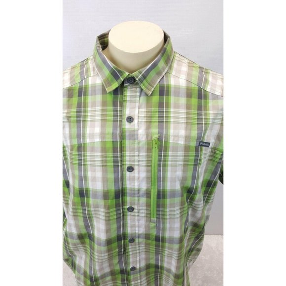 Columbia Short Sleeve Shirts Men Large Lot of 2 - Picture 3 of 10